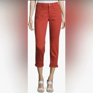 Vince Alina copper red orange ankle jeans-size 6. Excellent condition